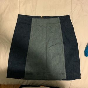 Free People Jean Skirt